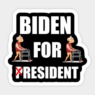 biden for resident Sticker